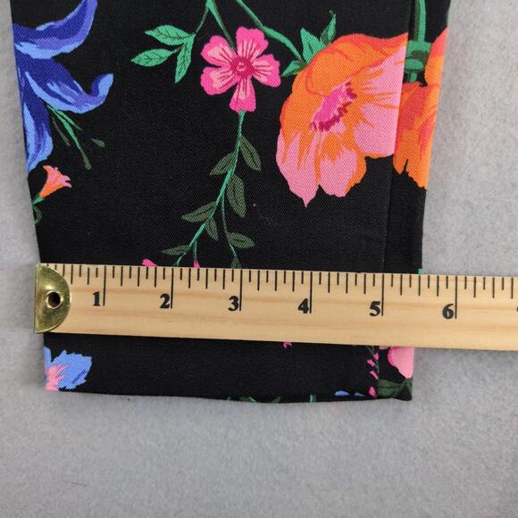 NWT Old Navy Pixie Floral Print Pants Women's 6 Stretch 30x27 Birds Cottagecore - Picture 8 of 10